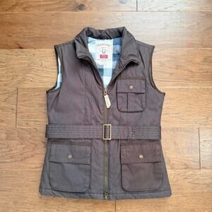 Horseware ireland brown vest with belt